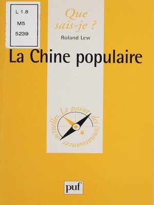 cover image of La Chine populaire